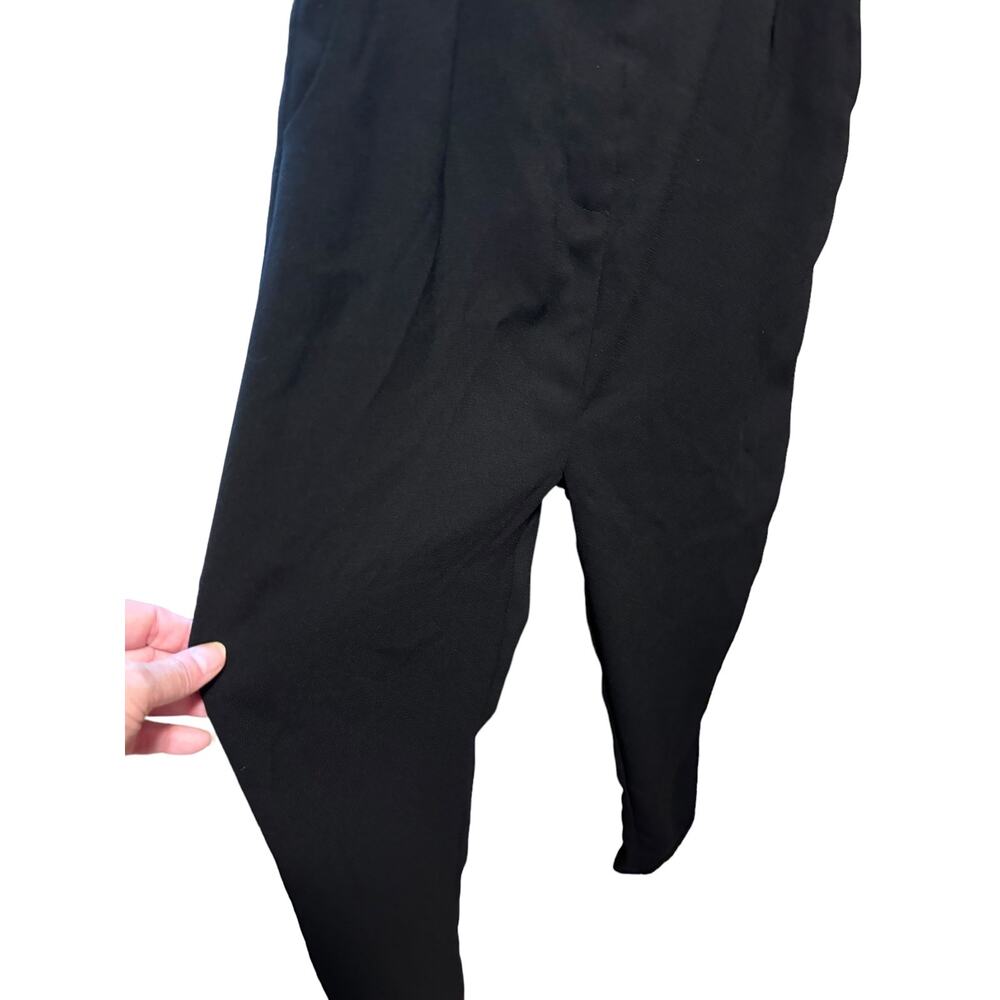NWOT Cupcakes And Cashmere Sleeveless Jumpsuit Women's Size 0 Black Rayon - Picture 10 of 14